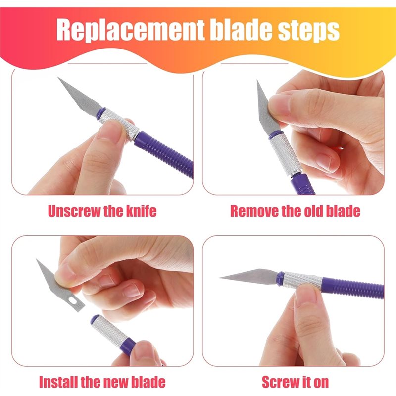 Craft Knife Set - 【NOW SAVE】Exacto Knives Bulk 64-Pack Set
