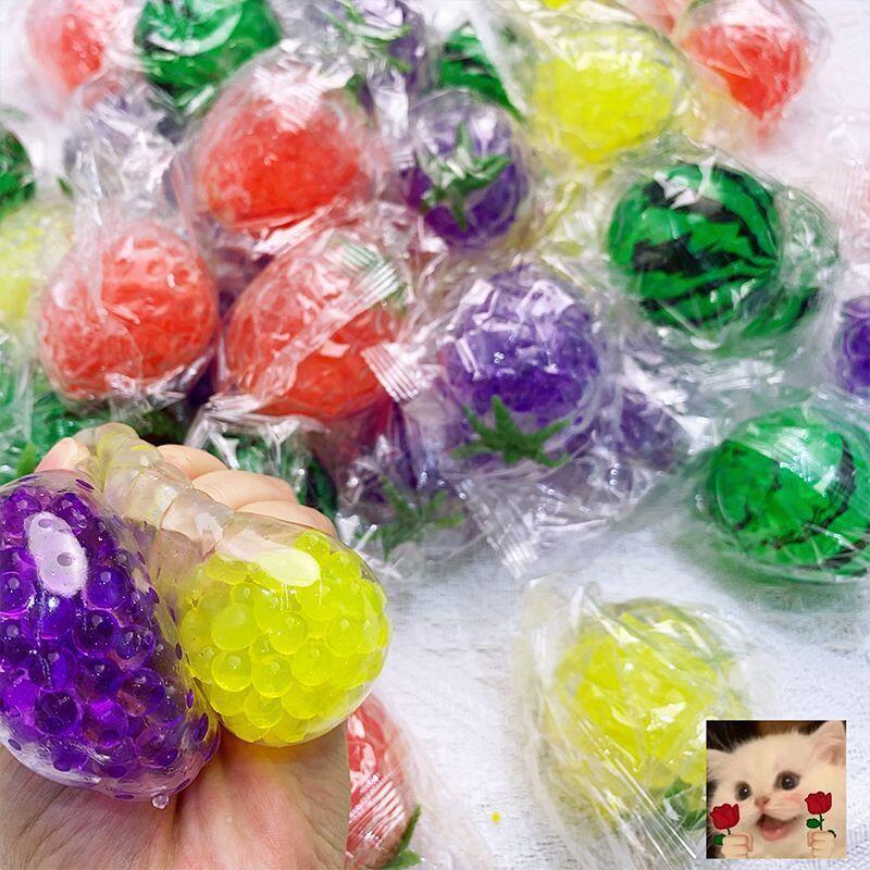 Kawaii Fruit Bead Stress Ball  - Cosplay Fireball Prop 评论和价格
