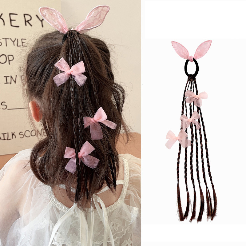 1PC Girls Bow Rabbit Ears Wigs - Cosplay Prop Bow 评论和价格
