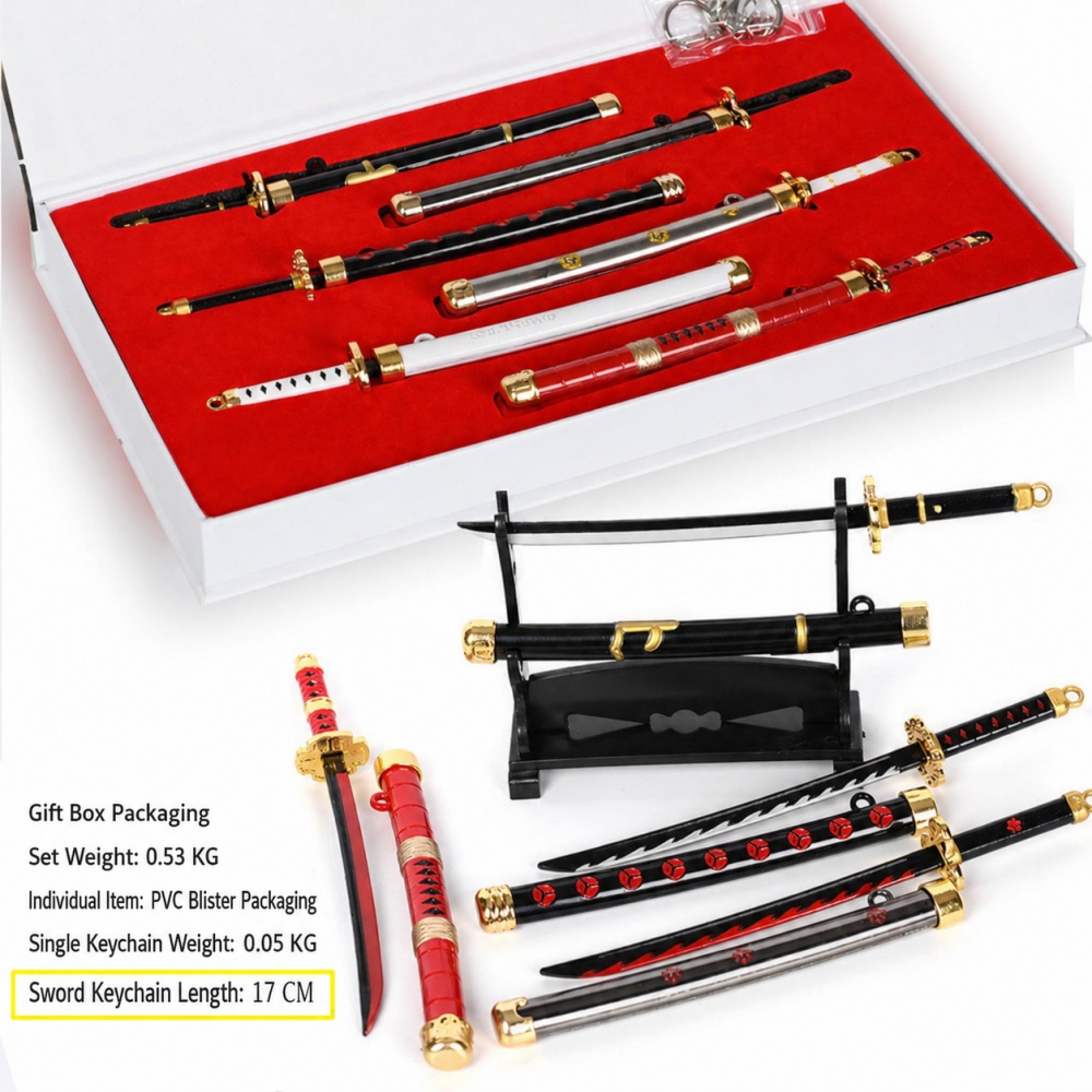 Anime One Piece Zoro Sword Key - Cosplay Prop Dagger 评论和价格