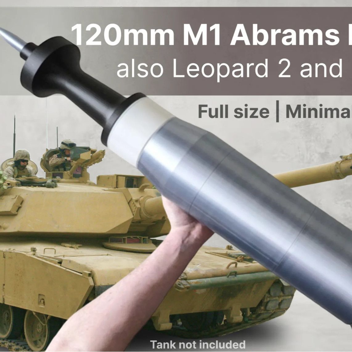 3D Printed 120mm APFSDS Assemb - Cosplay Prop Display 评论和价格