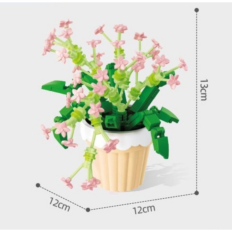 Building Block Potted Flower M - Cosplay Prop Display 评论和价格