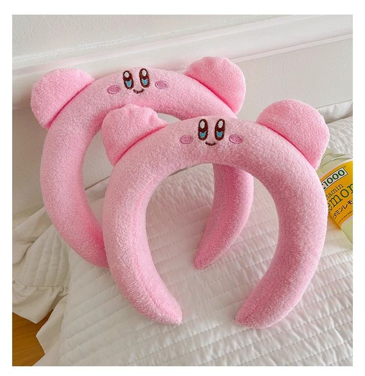 Lovely Pink Kirby Plush Hair H - Cosplay Floating Prop 评论和价格