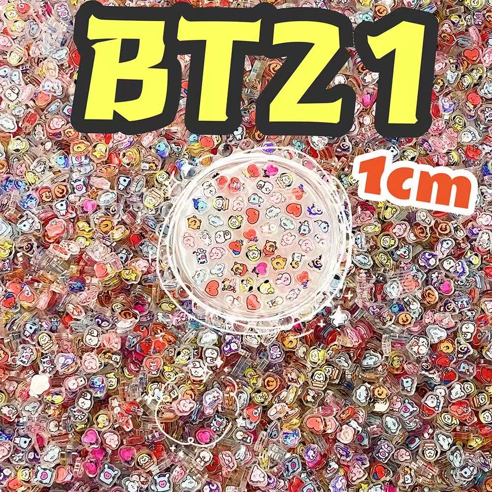 100pcs BT21 BTS Single-Layer 1 - Cosplay Prop Diy 评论和价格